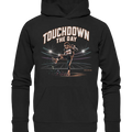 Touchdown the Day – Football & Triumph - Organic Hoodie Bright Lights Arts