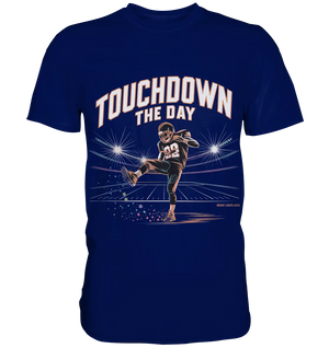 Touchdown the Day – Football & Triumph - Premium Shirt Bright Lights Arts