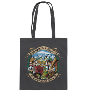 Traditionelle Klänge – Musikanten in den Alpen - Baumwolltasche Bright Lights Arts