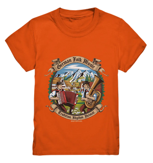Traditionelle Klänge – Musikanten in den Alpen - Kids Premium Shirt Bright Lights Arts