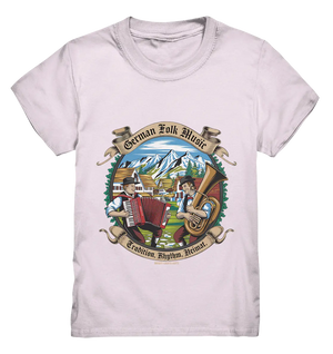 Traditionelle Klänge – Musikanten in den Alpen - Kids Premium Shirt Bright Lights Arts