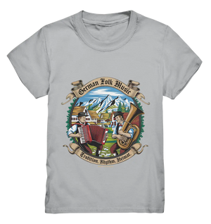 Traditionelle Klänge – Musikanten in den Alpen - Kids Premium Shirt Bright Lights Arts