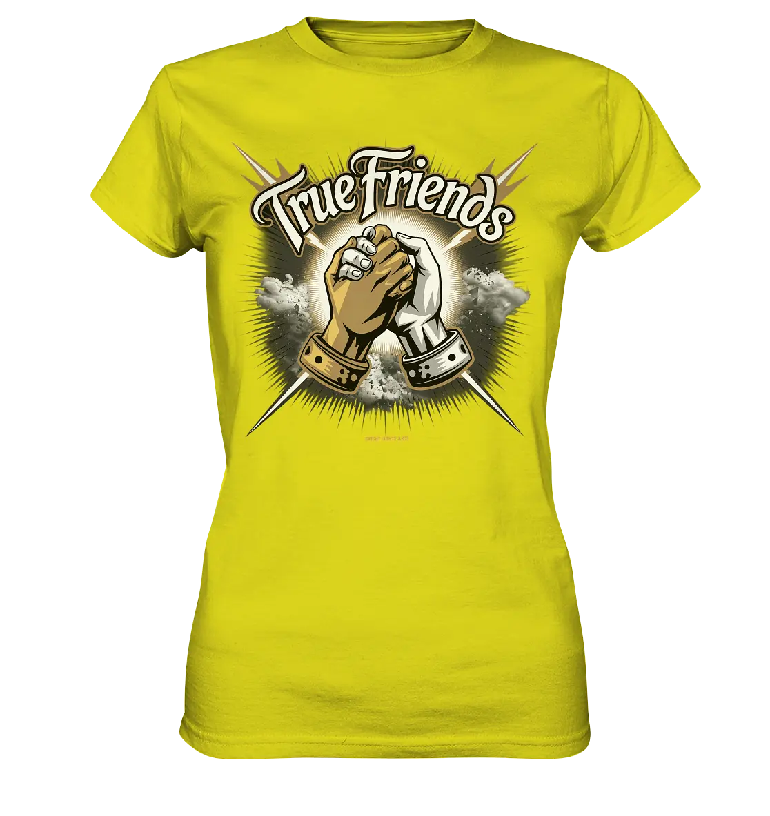 True Friends: Die wahre Bedeutung von Freundschaft - Ladies Premium Shirt Bright Lights Arts