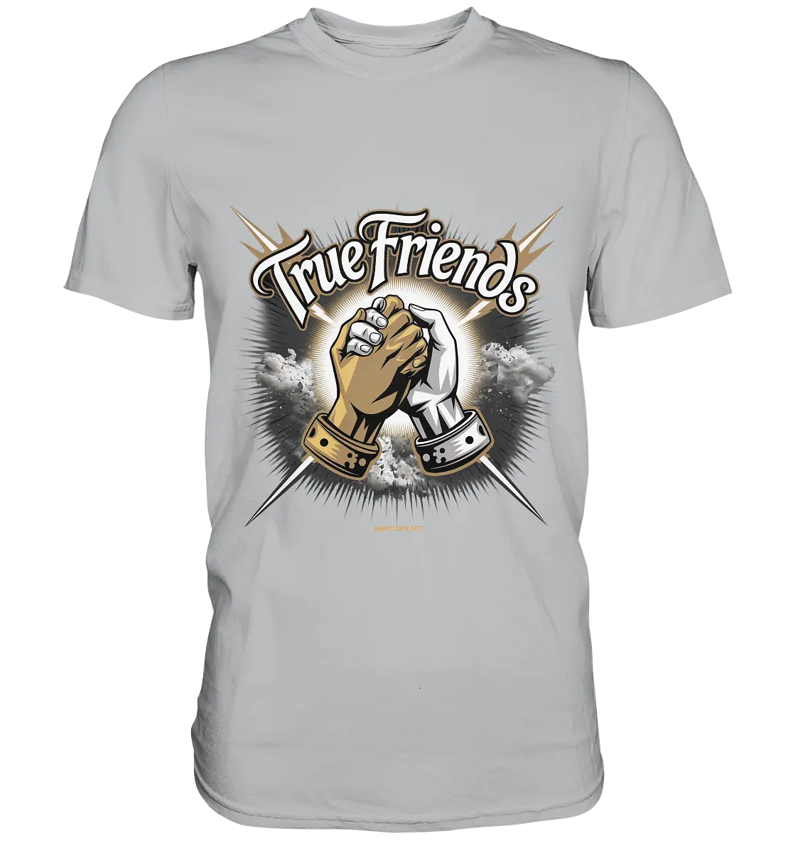 True Friends: Die wahre Bedeutung von Freundschaft - Premium Shirt Bright Lights Arts