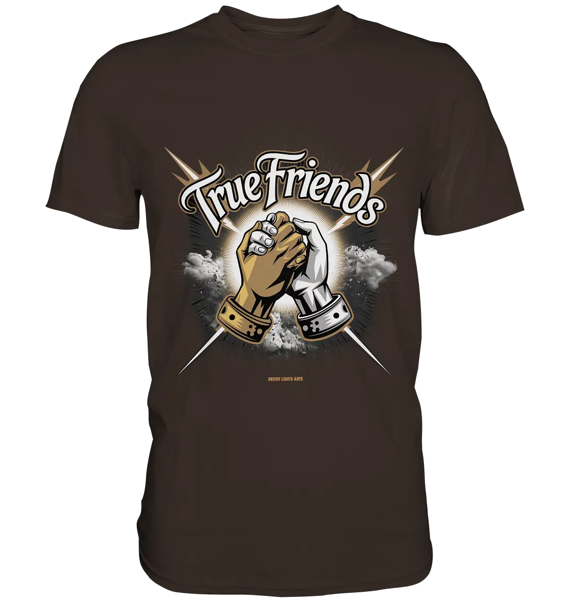 True Friends: Die wahre Bedeutung von Freundschaft - Premium Shirt Bright Lights Arts