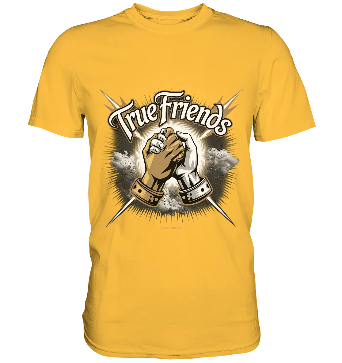True Friends: Die wahre Bedeutung von Freundschaft - Premium Shirt Bright Lights Arts