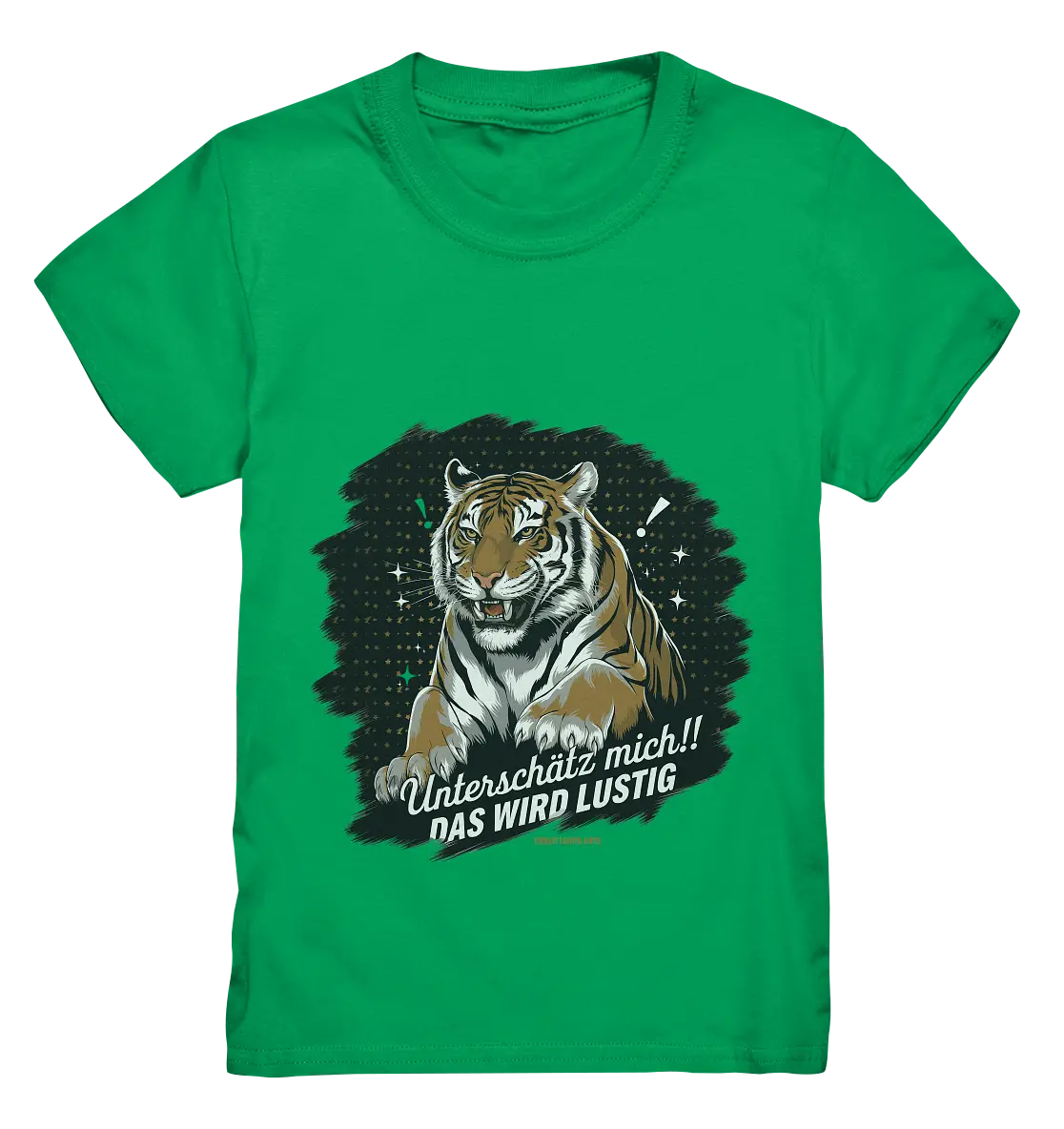 Unterschätz mich! Das wird lustig - Tiger Power - Kids Premium Shirt Bright Lights Arts