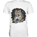 Unterschätz mich! Das wird lustig - Tiger Power - Premium Shirt Bright Lights Arts