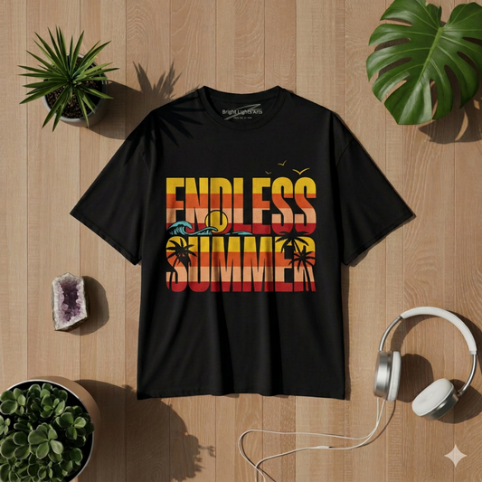 Endless Summer – Retro Beach Vacation T-Shirt (Unisex Sommer & Strand Style)