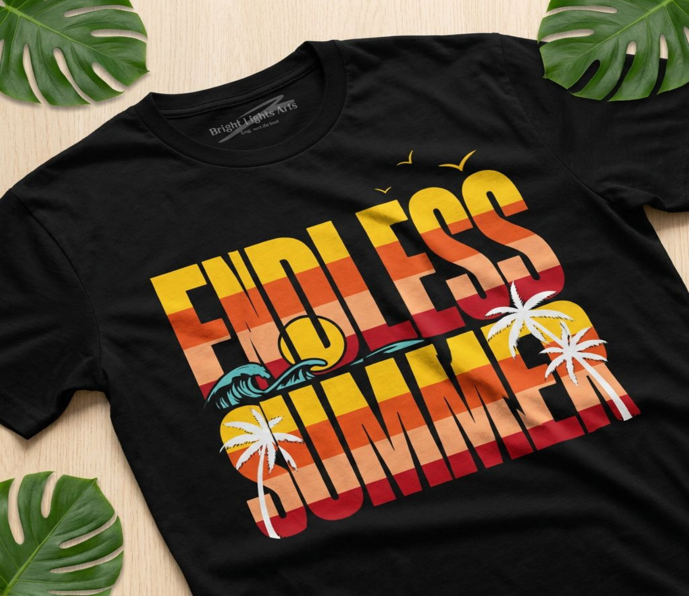 Endless Summer – Retro Beach Vacation T-Shirt (Unisex Sommer & Strand Style)