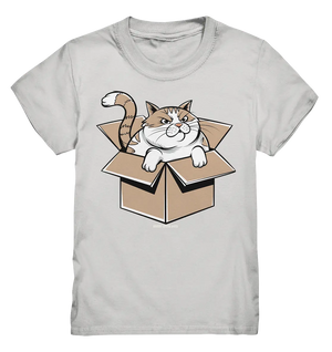 Verärgerter Kater in Kartonschachtel - Kids Premium Shirt Bright Lights Arts