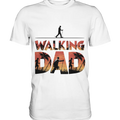 Walking Dad – Wanderlust bei Sonnenuntergang - Premium Shirt Bright Lights Arts