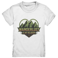Wanderlust Is My Religion - Berg & Herz - Kids Premium Shirt Bright Lights Arts
