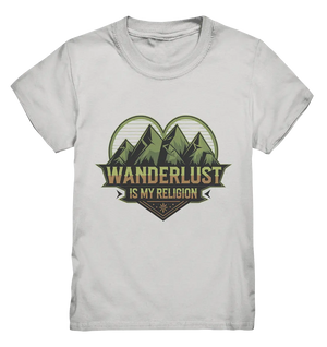 Wanderlust Is My Religion - Berg & Herz - Kids Premium Shirt Bright Lights Arts