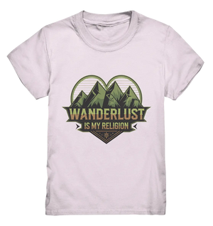 Wanderlust Is My Religion - Berg & Herz - Kids Premium Shirt Bright Lights Arts