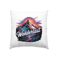 Wanderlust Mountain Adventure - Kissen 40x40cm Bright Lights Arts