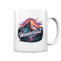 Wanderlust Mountain Adventure - Tasse glossy Bright Lights Arts