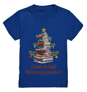 Weihnachtsbaum aus Büchern – Magischer Lesezauber - Kids Premium Shirt Bright Lights Arts