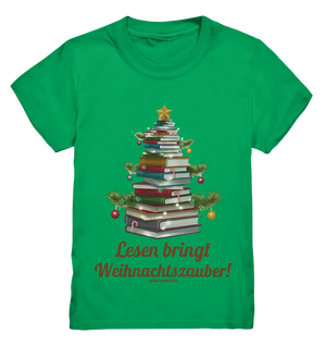 Weihnachtsbaum aus Büchern – Magischer Lesezauber - Kids Premium Shirt Bright Lights Arts