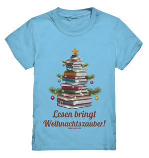 Weihnachtsbaum aus Büchern – Magischer Lesezauber - Kids Premium Shirt Bright Lights Arts