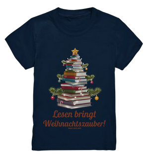 Weihnachtsbaum aus Büchern – Magischer Lesezauber - Kids Premium Shirt Bright Lights Arts