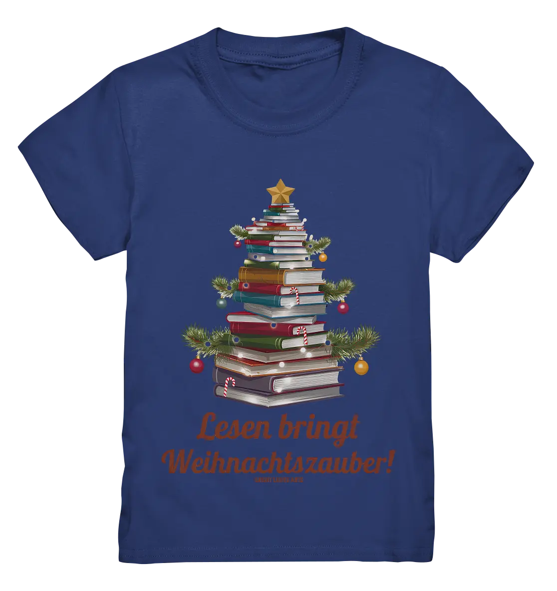 Weihnachtsbaum aus Büchern – Magischer Lesezauber - Kids Premium Shirt Bright Lights Arts