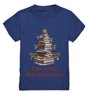 Weihnachtsbaum aus Büchern – Magischer Lesezauber - Kids Premium Shirt Bright Lights Arts