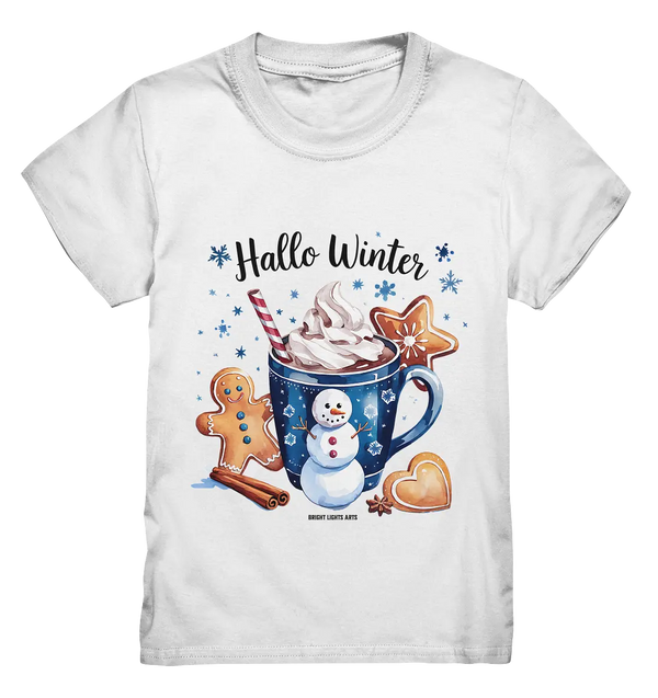 Winterliche Schokoladentasse mit Lebkuchenzauber - Kids Premium Shirt Bright Lights Arts