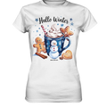 Winterliche Schokoladentasse mit Lebkuchenzauber - Ladies Premium Shirt Bright Lights Arts