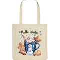 Winterliche Schokoladentasse mit Lebkuchenzauber - Organic Tote-Bag Bright Lights Arts