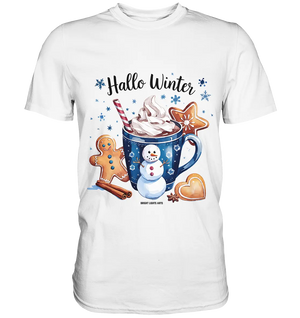 Winterliche Schokoladentasse mit Lebkuchenzauber - Premium Shirt Bright Lights Arts