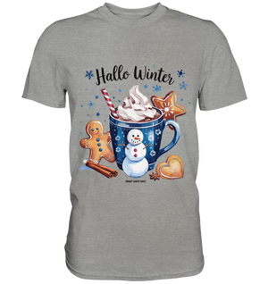 Winterliche Schokoladentasse mit Lebkuchenzauber - Premium Shirt Bright Lights Arts