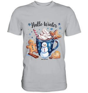 Winterliche Schokoladentasse mit Lebkuchenzauber - Premium Shirt Bright Lights Arts