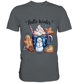 Winterliche Schokoladentasse mit Lebkuchenzauber - Premium Shirt Bright Lights Arts