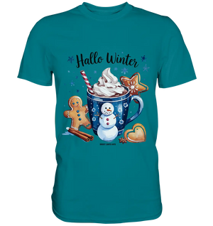 Winterliche Schokoladentasse mit Lebkuchenzauber - Premium Shirt Bright Lights Arts