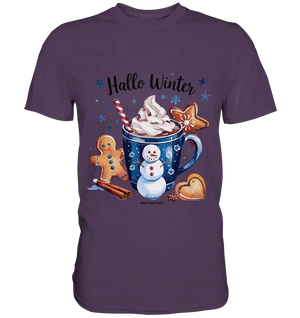 Winterliche Schokoladentasse mit Lebkuchenzauber - Premium Shirt Bright Lights Arts