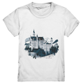 Winterliches Schloss – Majestät in Schnee und Stil - Kids Premium Shirt Bright Lights Arts