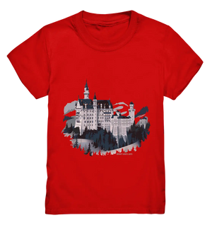 Winterliches Schloss – Majestät in Schnee und Stil - Kids Premium Shirt Bright Lights Arts