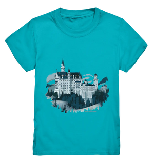 Winterliches Schloss – Majestät in Schnee und Stil - Kids Premium Shirt Bright Lights Arts