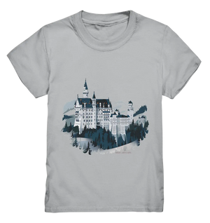 Winterliches Schloss – Majestät in Schnee und Stil - Kids Premium Shirt Bright Lights Arts