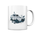 Winterliches Schloss – Majestät in Schnee und Stil - Tasse glossy Bright Lights Arts
