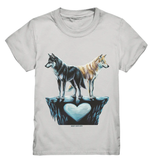 Wolfsfreunde – Yin & Yang - Kids Premium Shirt Bright Lights Arts