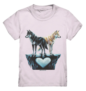 Wolfsfreunde – Yin & Yang - Kids Premium Shirt Bright Lights Arts