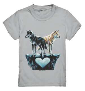 Wolfsfreunde – Yin & Yang - Kids Premium Shirt Bright Lights Arts