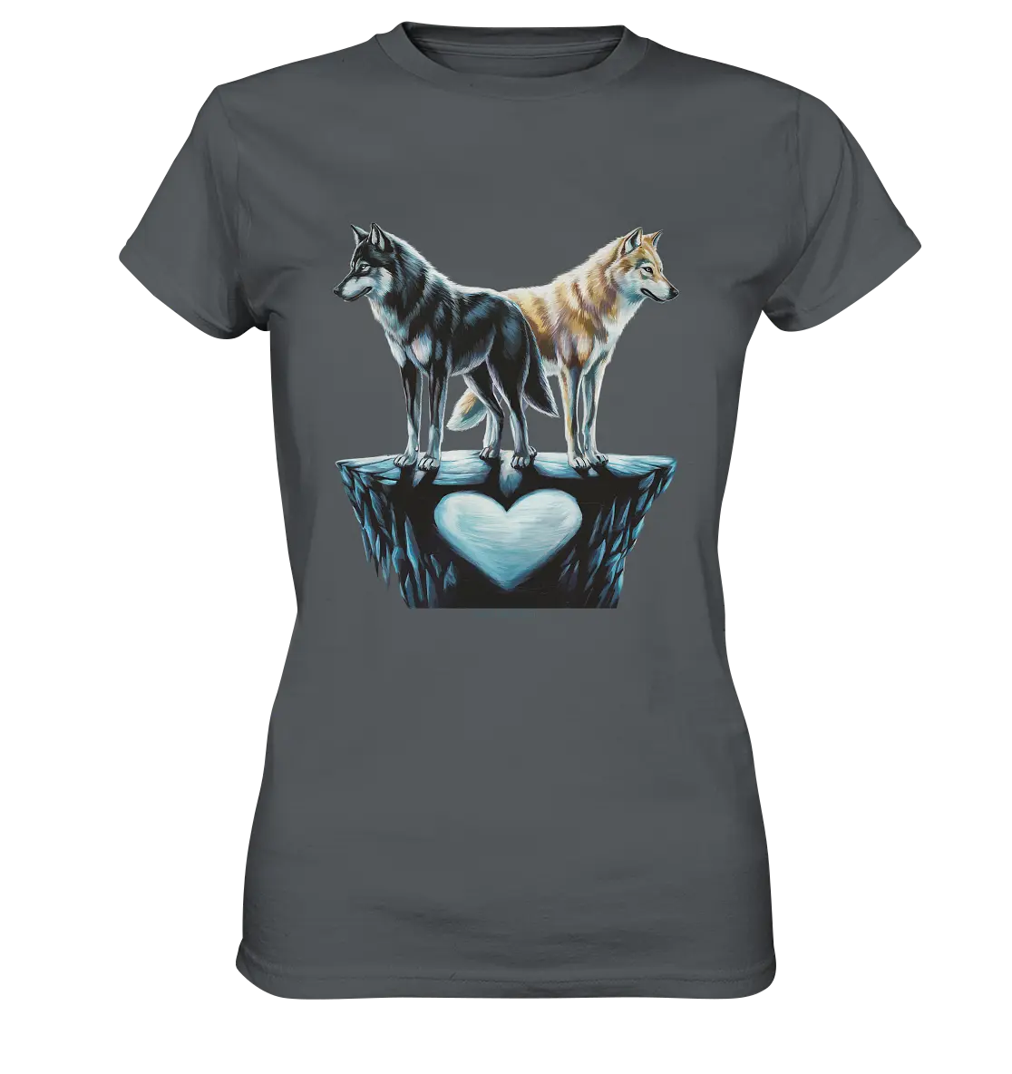 Wolfsfreunde – Yin & Yang - Ladies Premium Shirt Bright Lights Arts