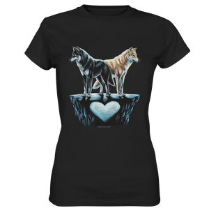 Wolfsfreunde – Yin & Yang - Ladies Premium Shirt Bright Lights Arts