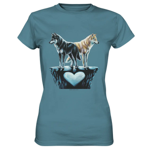 Wolfsfreunde – Yin & Yang - Ladies Premium Shirt Bright Lights Arts