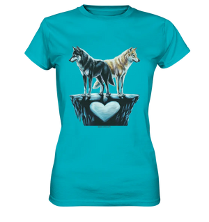 Wolfsfreunde – Yin & Yang - Ladies Premium Shirt Bright Lights Arts