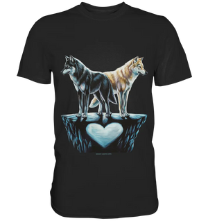Wolfsfreunde – Yin & Yang - Premium Shirt Bright Lights Arts