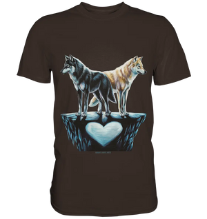 Wolfsfreunde – Yin & Yang - Premium Shirt Bright Lights Arts